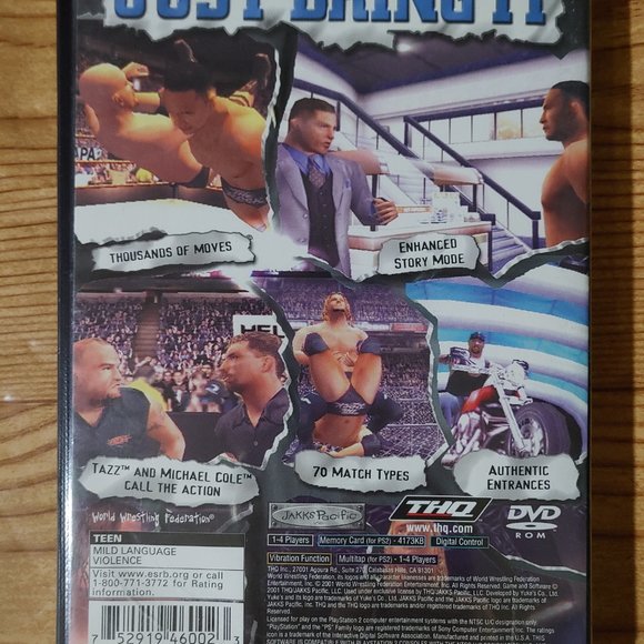 WWF SmackDown Just Bring It! PS2 game (CIB) - Picture 5 of 5